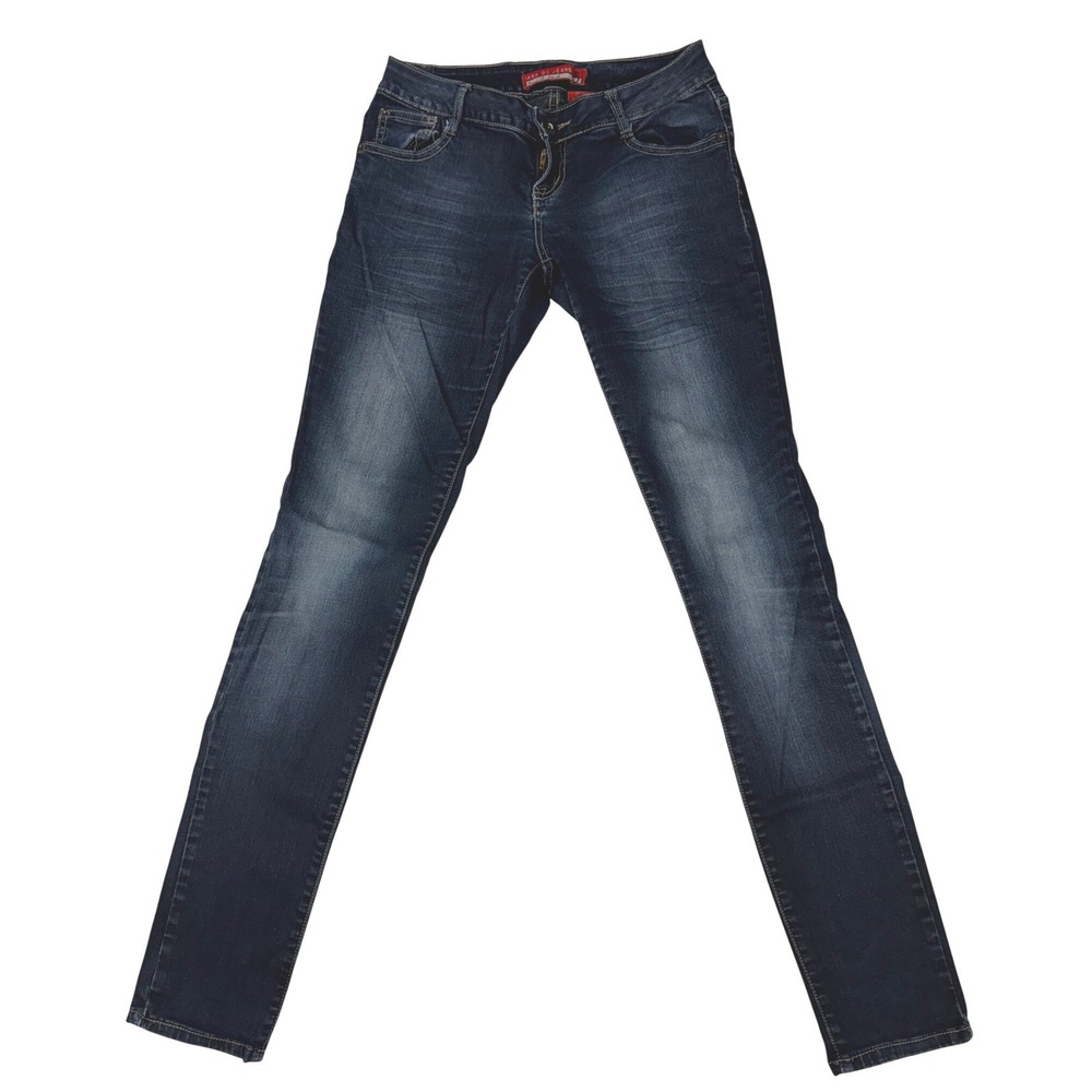 Zana Di Jeans Rockin Denim Womens Size 5 Dark Wash Skinny Jeans Low Rise Stretch